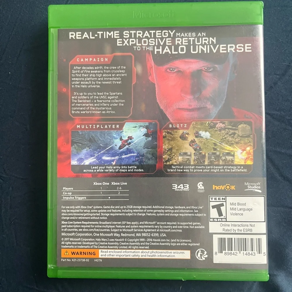 Halo Wars 2 Microsoft Xbox One 🎮video game